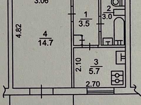 Квартира на вул. Андрія Малишка, 27 в Києві, ID 289324, фото №13