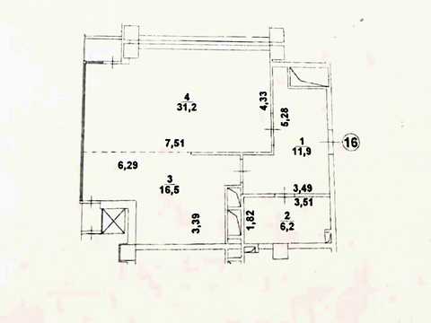 Квартира на бул. Дарницький, 8-Б в Києві, ID 289757, фото №10