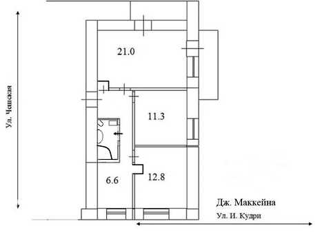Квартира на вул. Джона Маккейна, 20-Б в Києві, ID 293501, фото №28