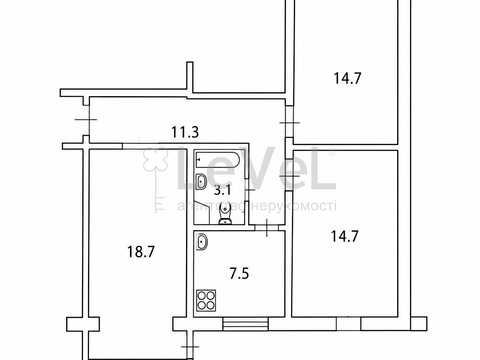 Квартира на вул. Солом'янська, 10 в Києві, ID 293850, фото №15