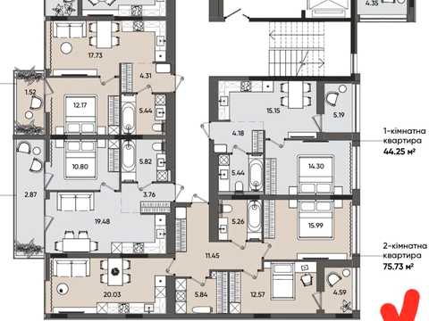 Квартира на вул. Пластова в Львові, ID 294358, фото №2