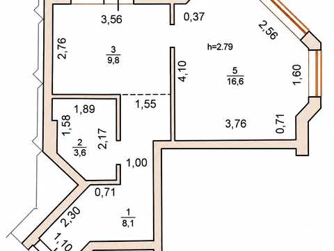 Квартира на вул. Західна, 12 в Києві, ID 294432, фото №11