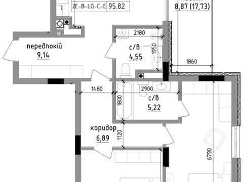 Квартира на ЖК Lizrome в Ужгороді, ID 294579, фото №20