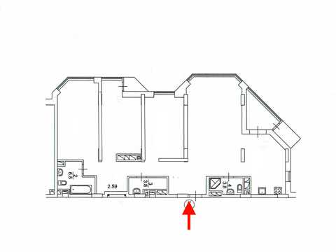 Квартира на вул. Болсуновська, 2 в Києві, ID 295250, фото №36