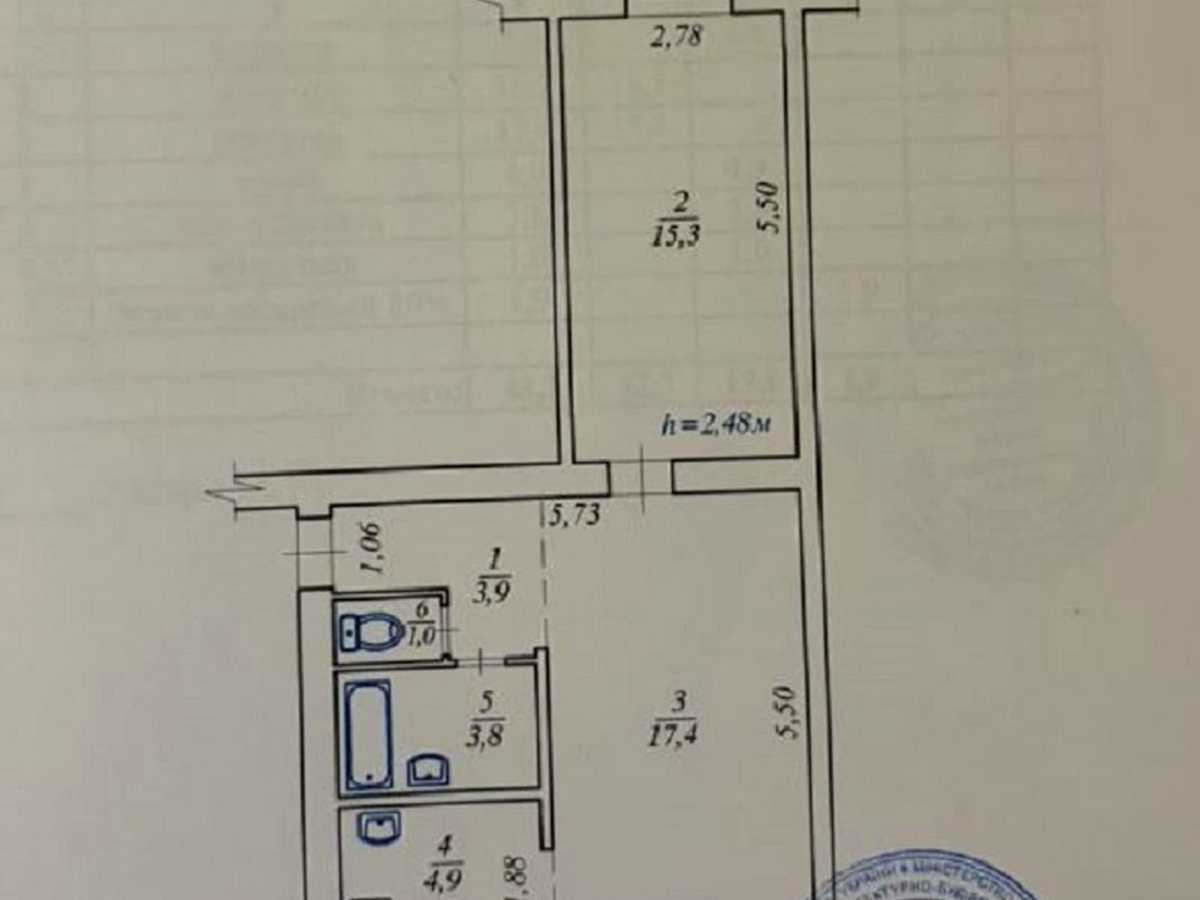 Квартира на вул. Старокиївська вул., 1/5 в Києві, ID 297775, фото №23