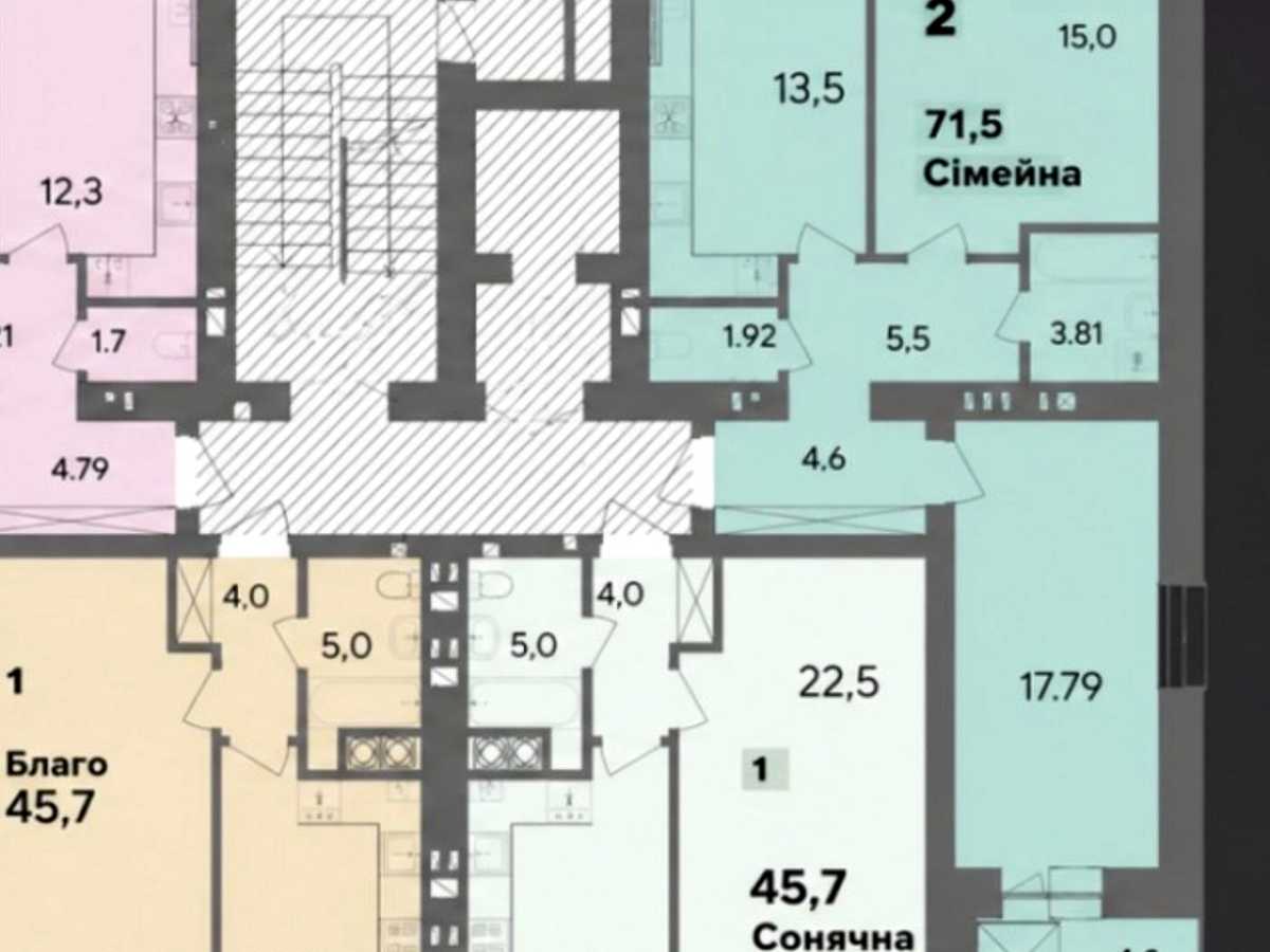 Квартира на вул. Панаса Мирного, 9/1 в Хмельницькому, ID 391658, фото №23