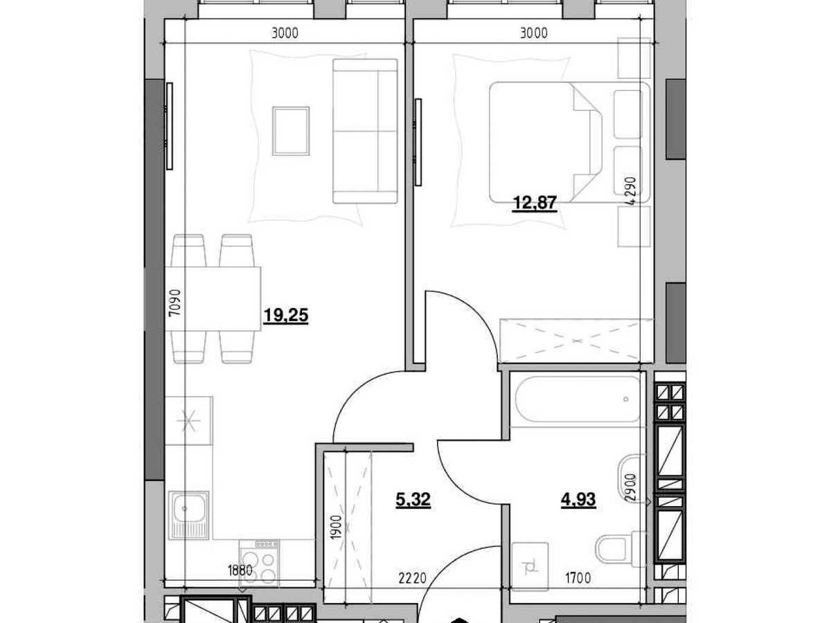 Квартира на вул. Тараса Шевченка, 31 в Львові, ID 298694, фото №2