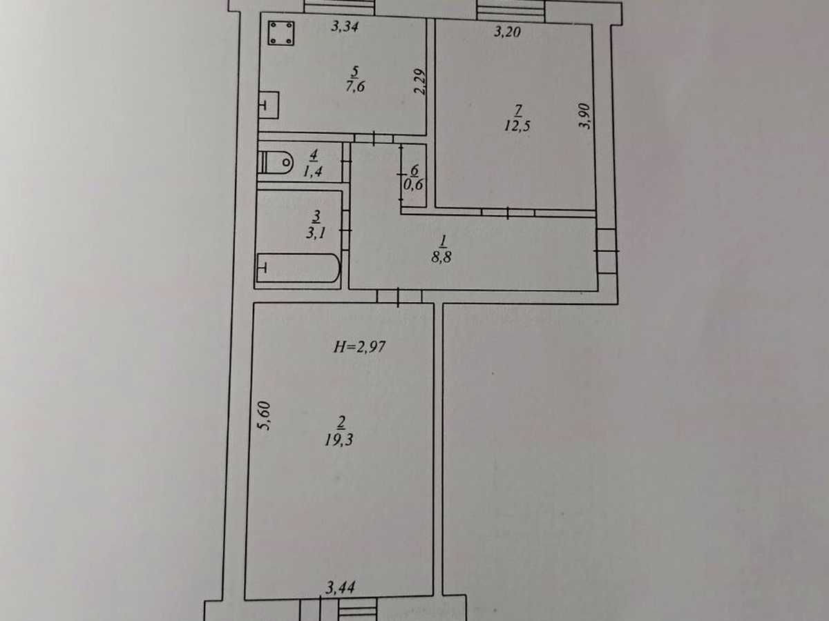 Квартира на вул. Січеславська, 15 в Кривому Розі, ID 298719, фото №7