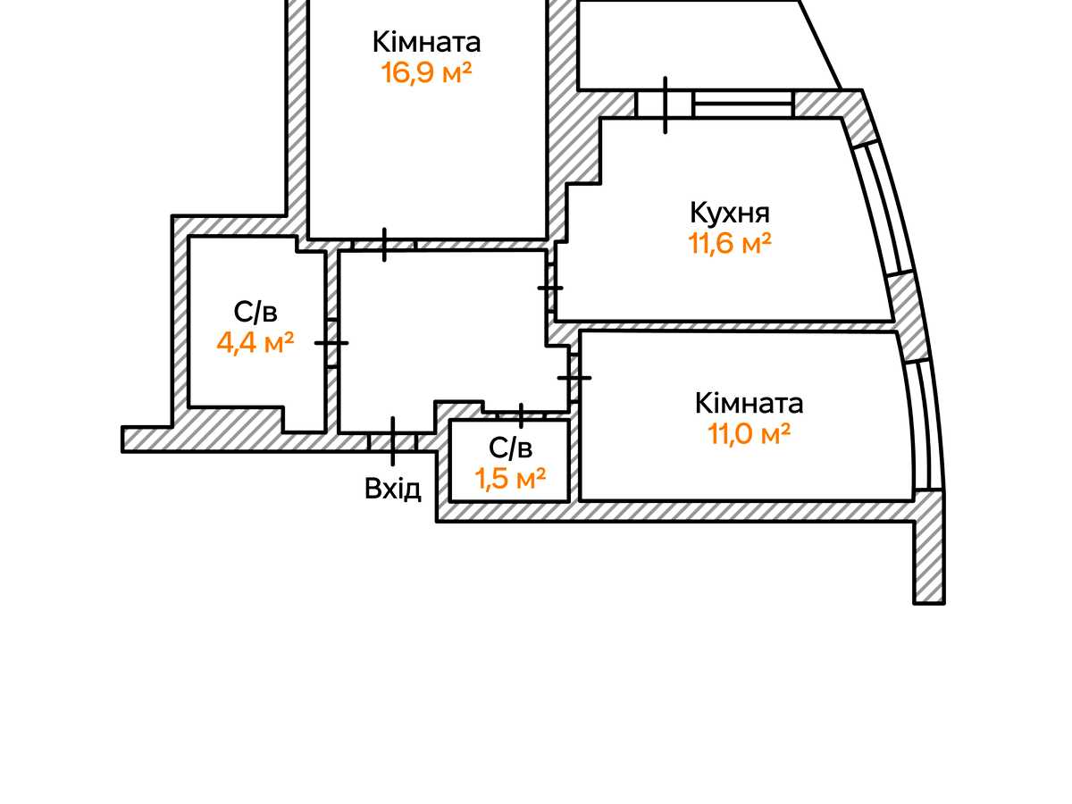 Квартира на вул. Миколи Кибальчича, 1-В в Києві, ID 299889, фото №17