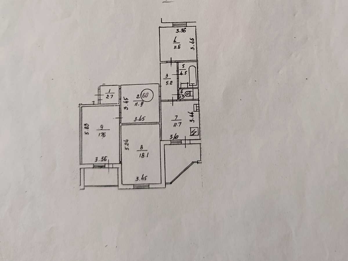 Квартира на вул. Вишняківська, 7-А в Києві, ID 299958, фото №23