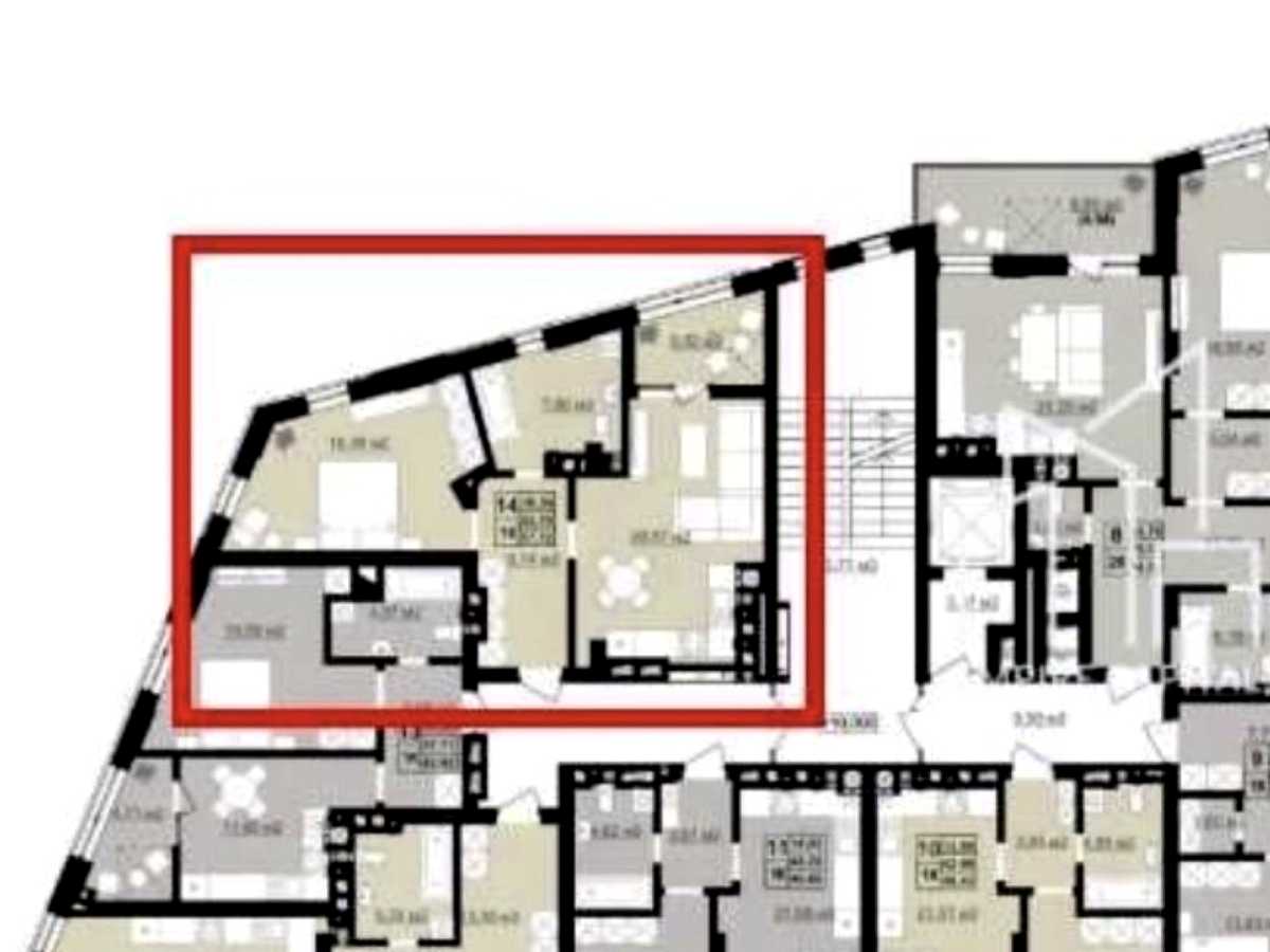 Квартира на вул. Романа Дашкевича в Львові, ID 300233, фото №11