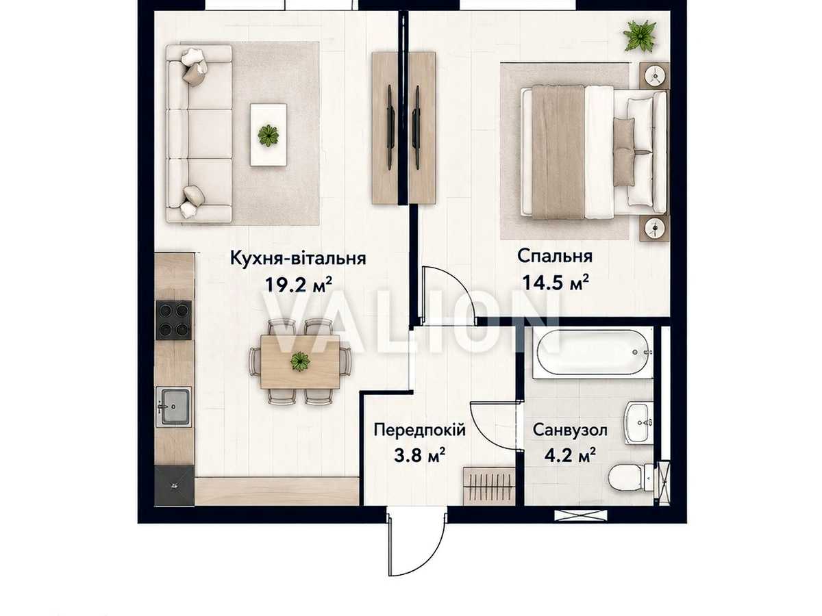 Квартира на вул. Михайла Максимовича, 28-Е в Києві, ID 300772, фото №2