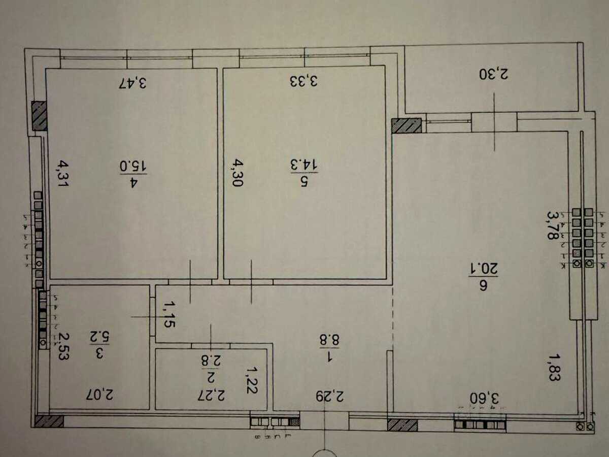 Квартира на вул. Тиводара Легоцького, 80 в Ужгороді, ID 303626, фото №17