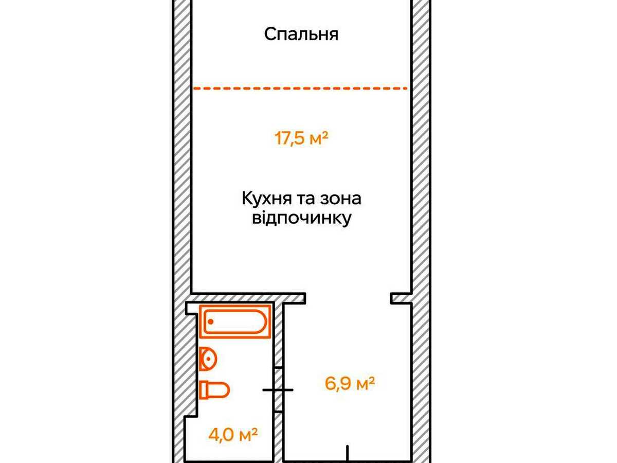 Квартира на вул. Михайла Максимовича, 26 в Києві, ID 304387, фото №13