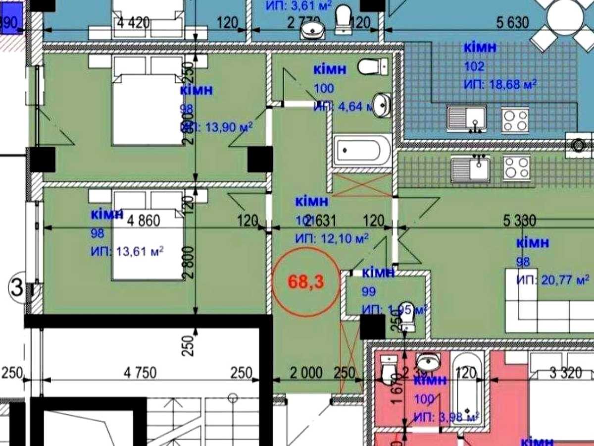 Квартира на вул. Гетьмана Мазепи, 160-А в Івано-Франківську, ID 313586, фото №26