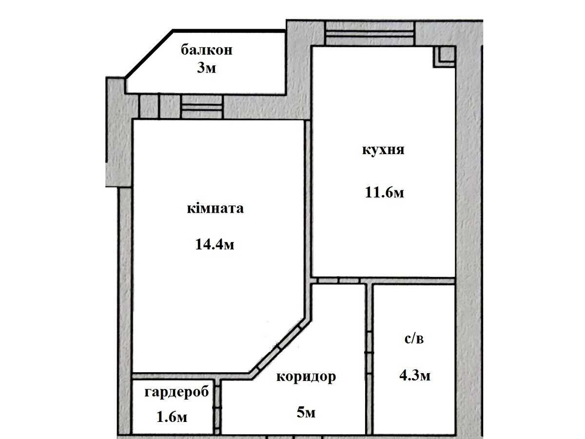 Квартира на вул. Щаслива, 50 в Києві, ID 323693, фото №23
