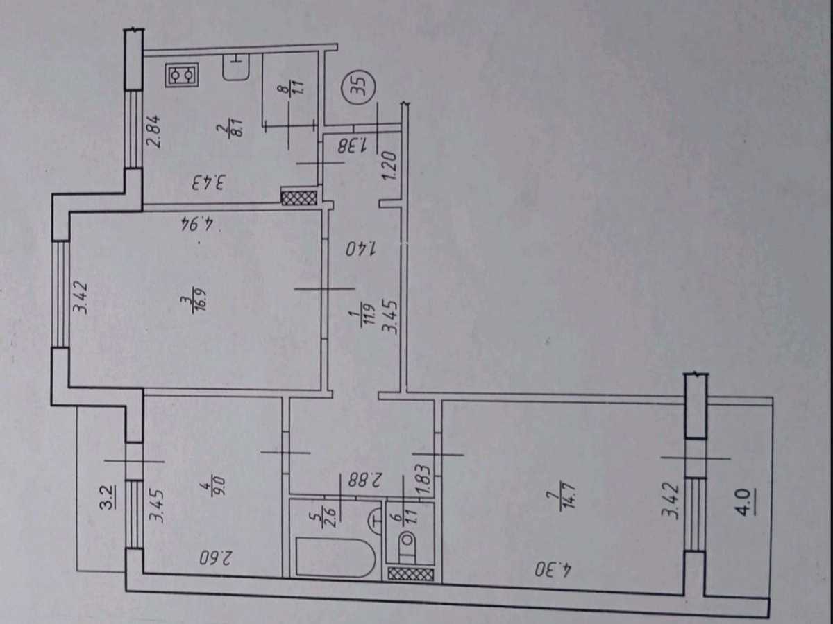 Квартира на вул. Вовчинецька, 184 в Івано-Франківську, ID 394312, фото №4