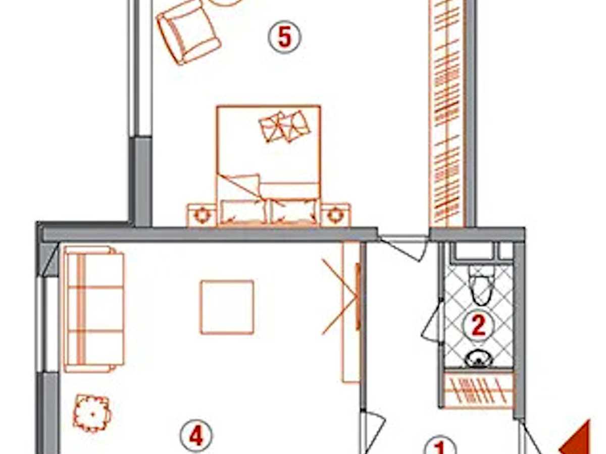 Квартира на вул. Паньківська вул., 20/82 в Київ, ID 322103, фото №4