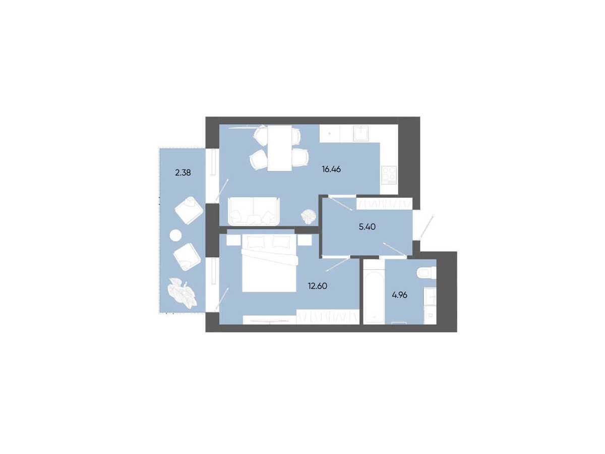 Квартира на вул. Карла Мікльоша, 43 в Львові, ID 322926, фото №27
