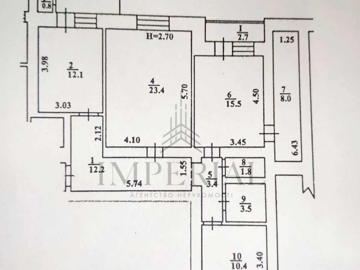 Квартира на вул. Алматинська, 39-А в Києві, ID 322207, фото №34