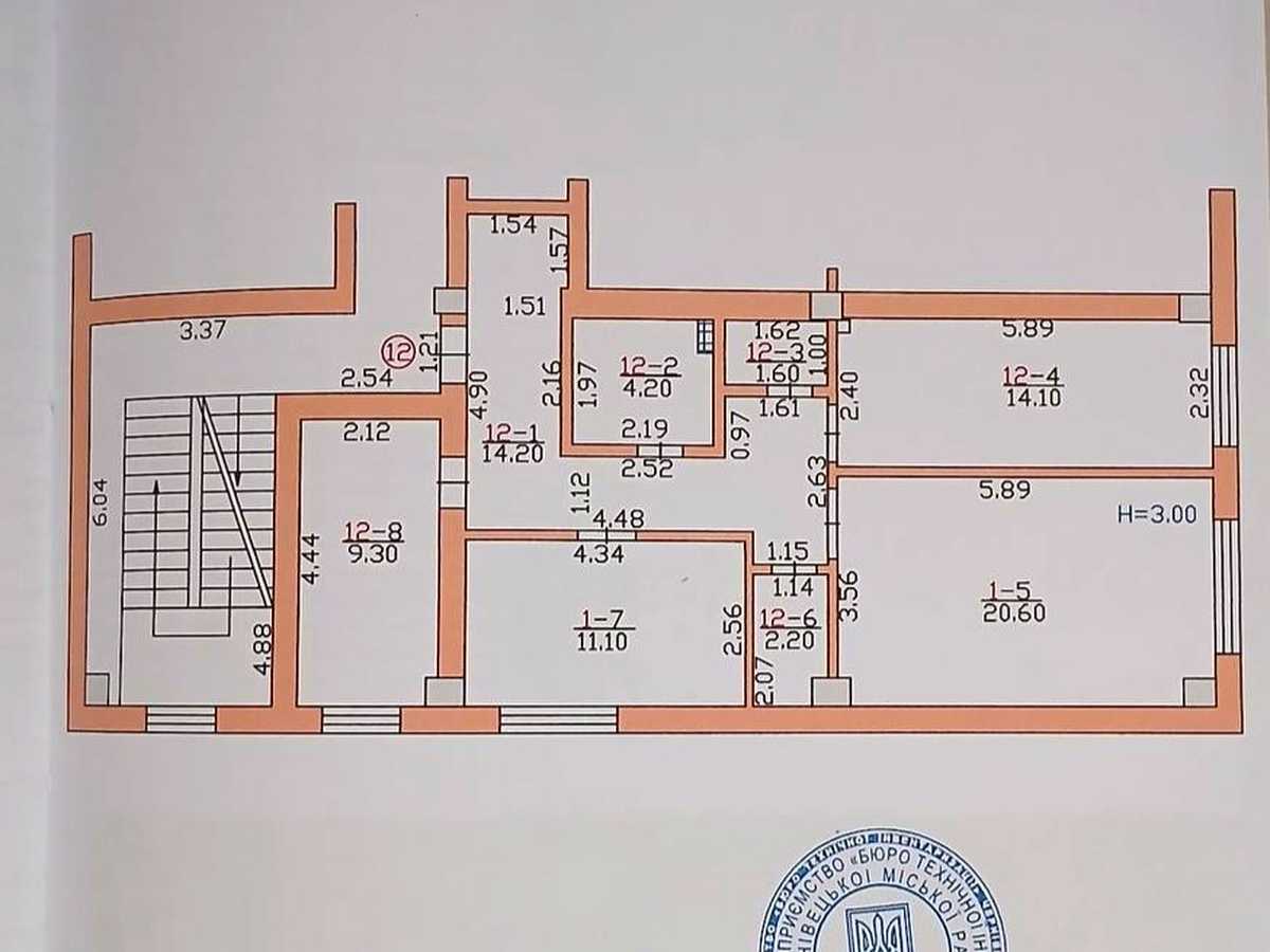 Квартира на вул. Устима Кармелюка, 21 в Чернівцях, ID 321107, фото №11