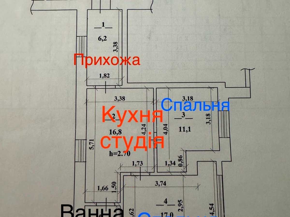 Квартира на вул. Владики Софрона Мудрого в Івано-Франківську, ID 320910, фото №47