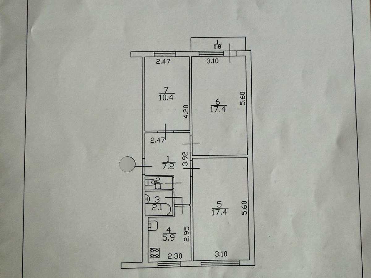 Квартира на вул. Соборності, 17А в Чернігові, ID 388703, фото №14