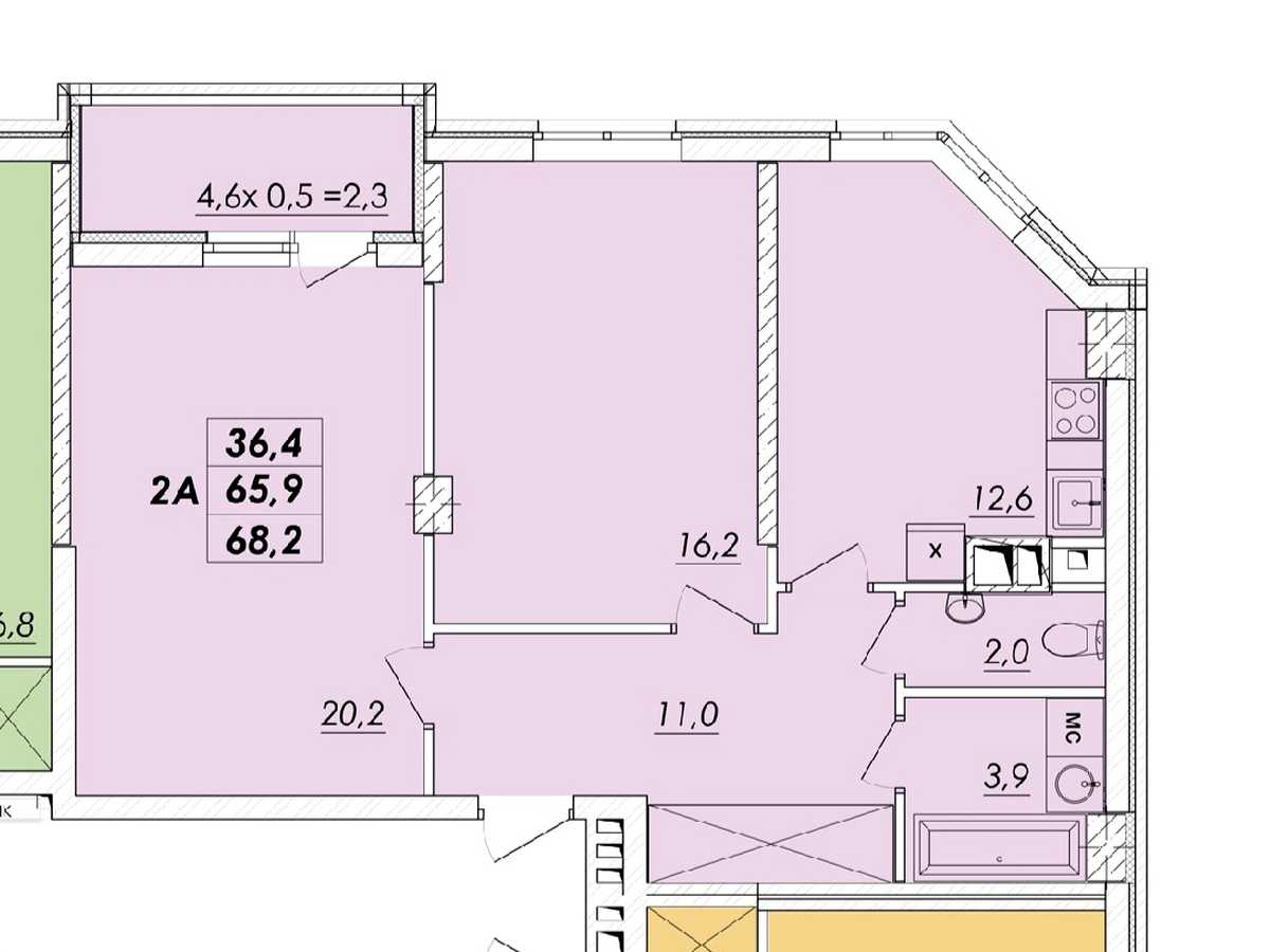 Квартира на вул. Овідіопольська дор, 3 в Одесі, ID 317871, фото №7
