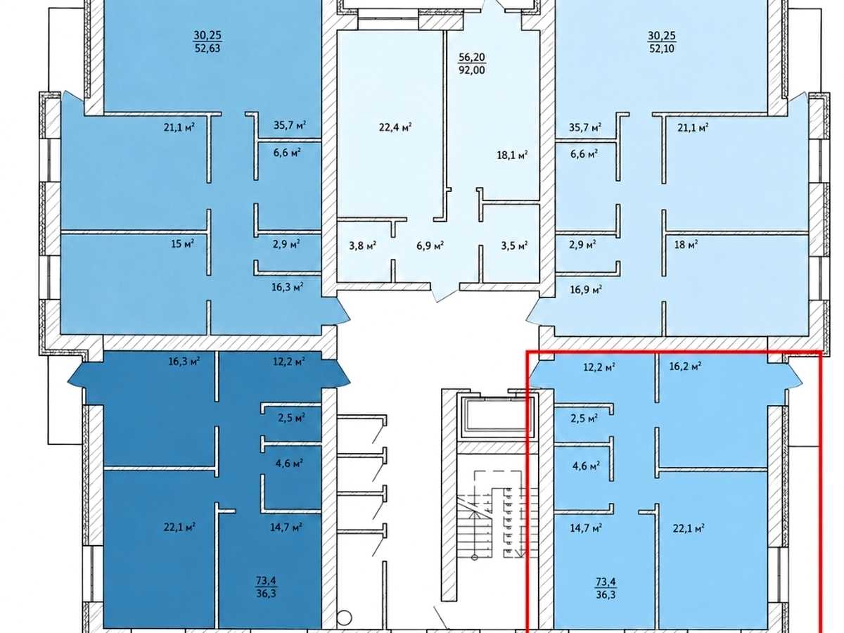 Квартира на вул. Паркова, 2/1-А в Хмельницькому, ID 391480, фото №42