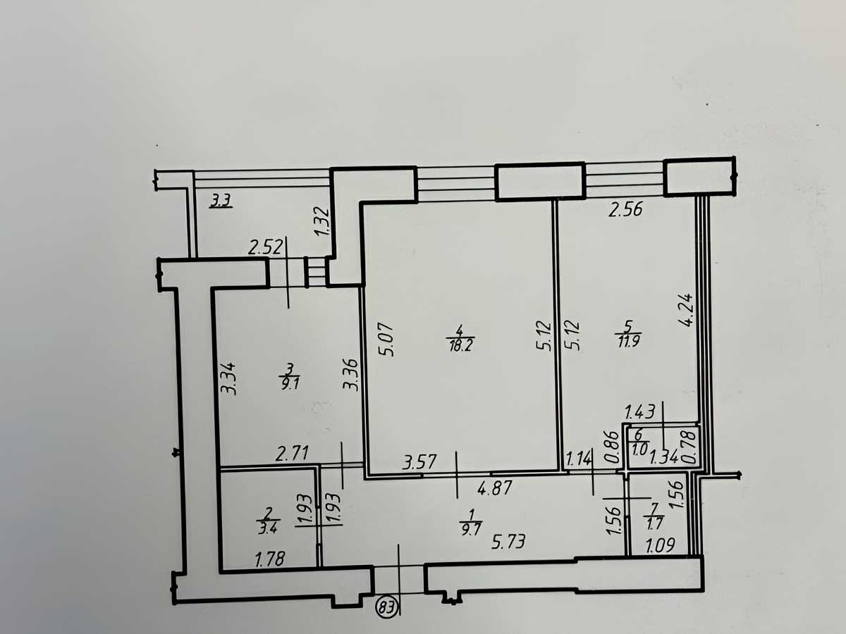 Квартира на вул. Хіміків, 21А в Івано-Франківську, ID 394145, фото №18