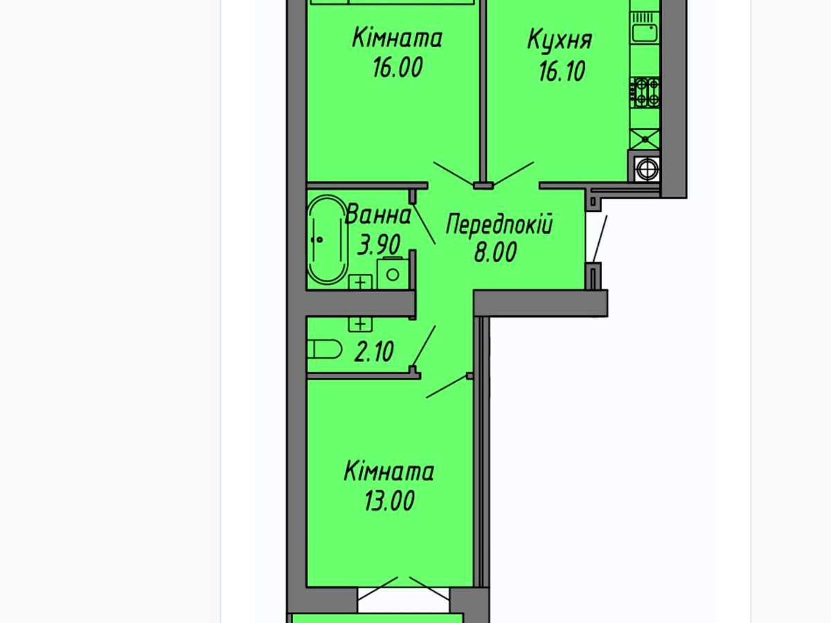 Квартира на вул. Степана Бандери в Івано-Франківську, ID 394143, фото №7
