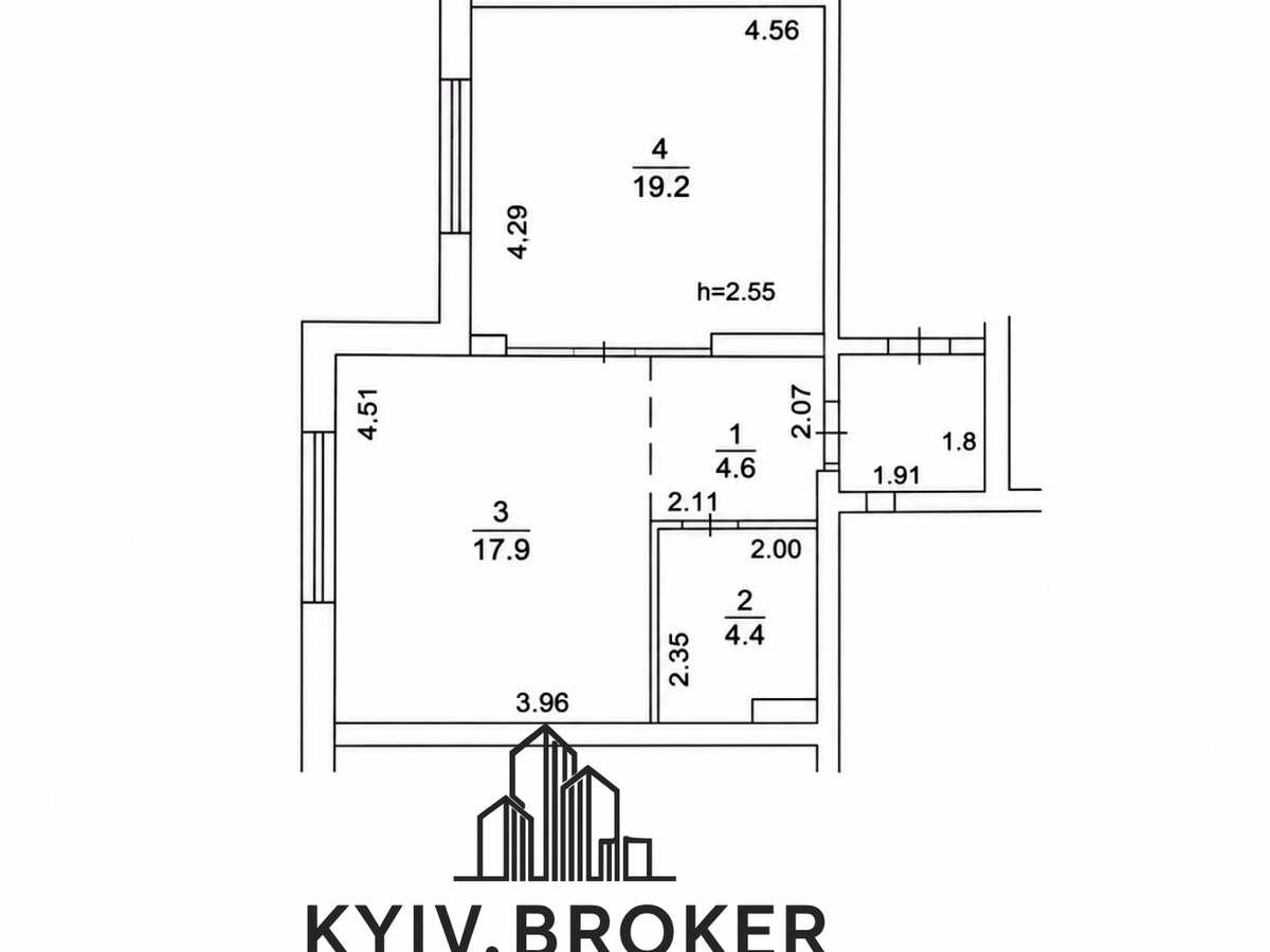 Квартира на вул. Михайла Максимовича, 32-В в Києві, ID 342565, фото №11