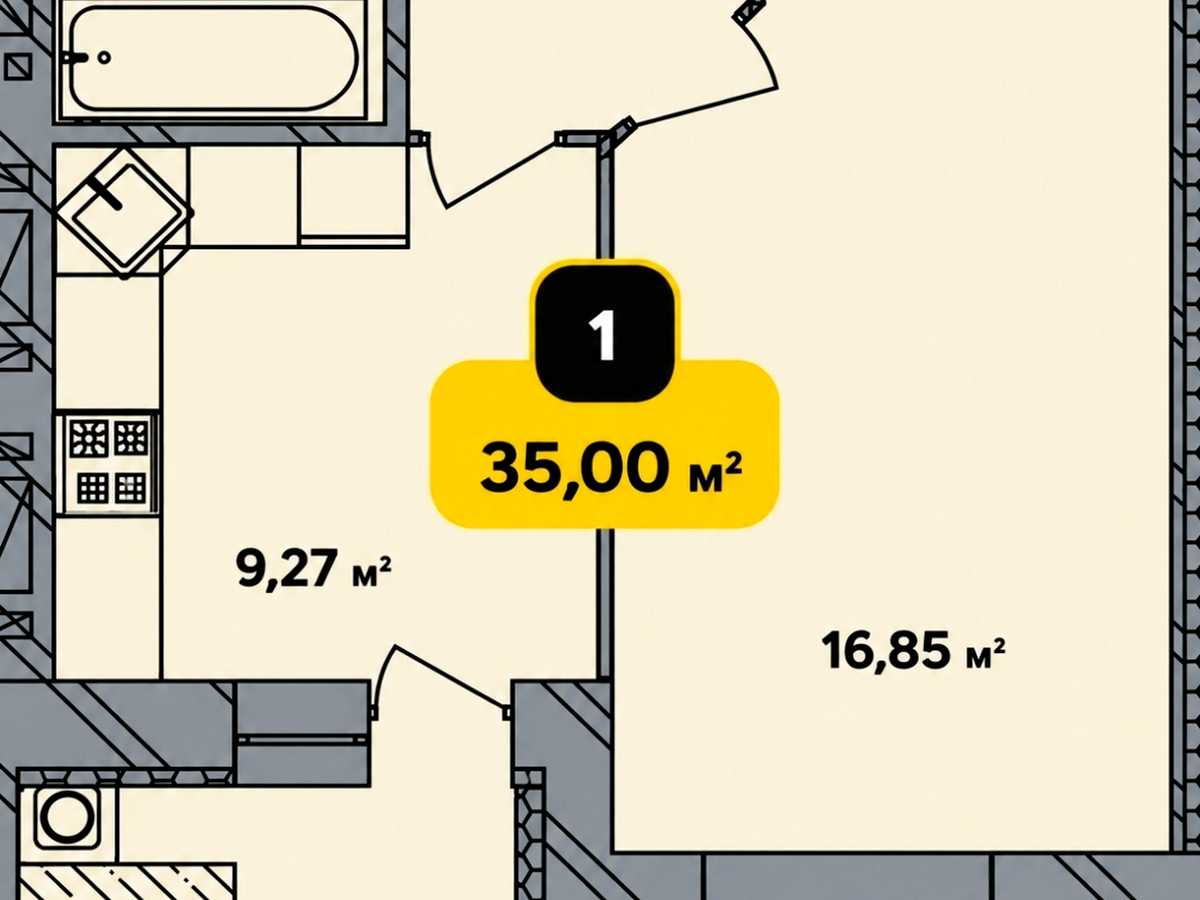 Квартира на вул. Інститутська, 6/1-Б в Хмельницькому, ID 391485, фото №9