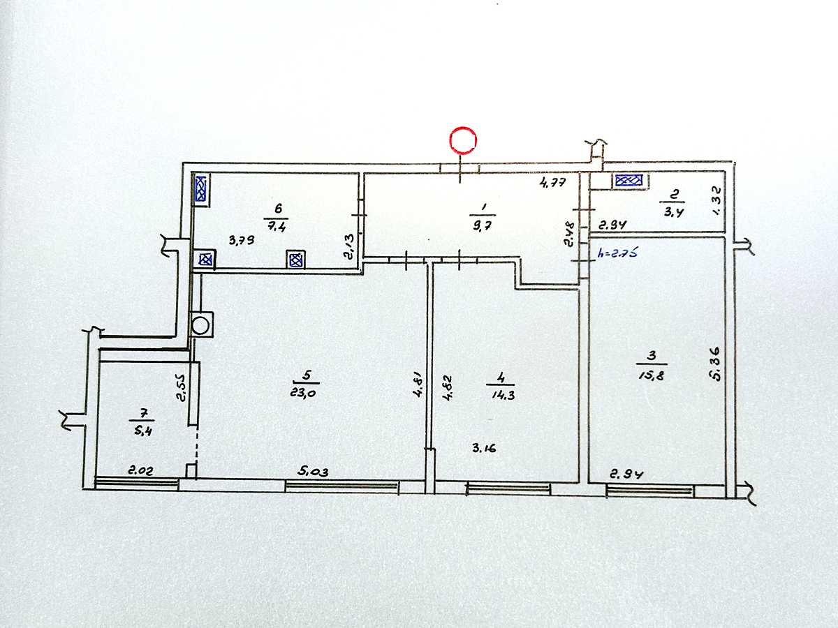 Квартира на вул. Юнацька, 2 в Києві, ID 318591, фото №32
