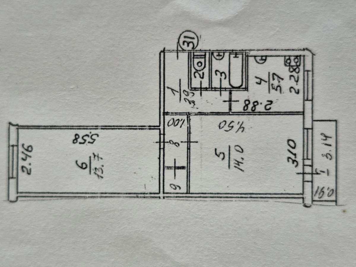 Квартира на вул. Соборності, 32 в Чернігові, ID 318035, фото №7