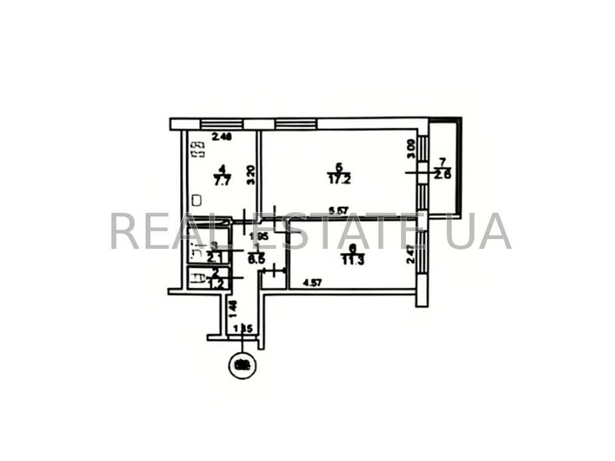 Квартира на вул. Ушинського, 16 в Києві, ID 323948, фото №28