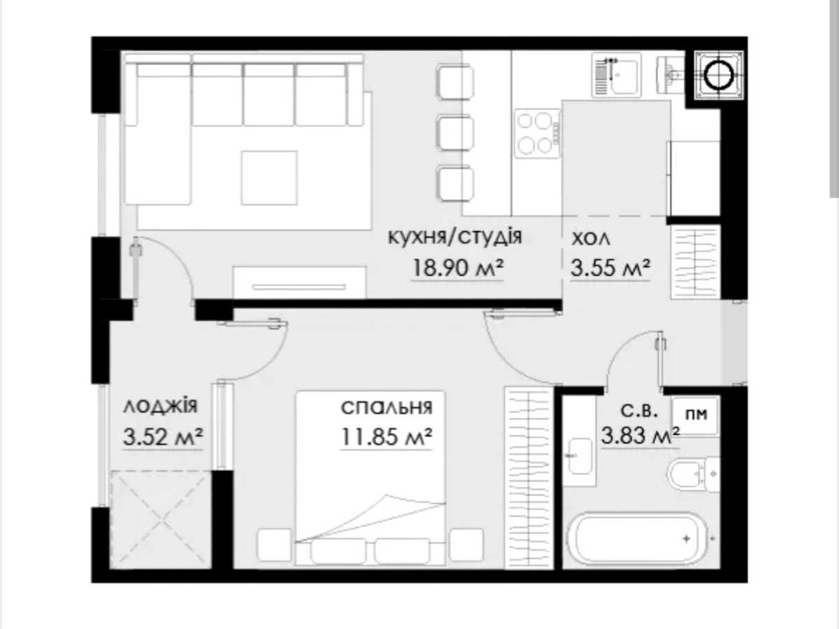 Квартира на вул. Стрийська, 115-Д в Львів, ID 325050, фото №2