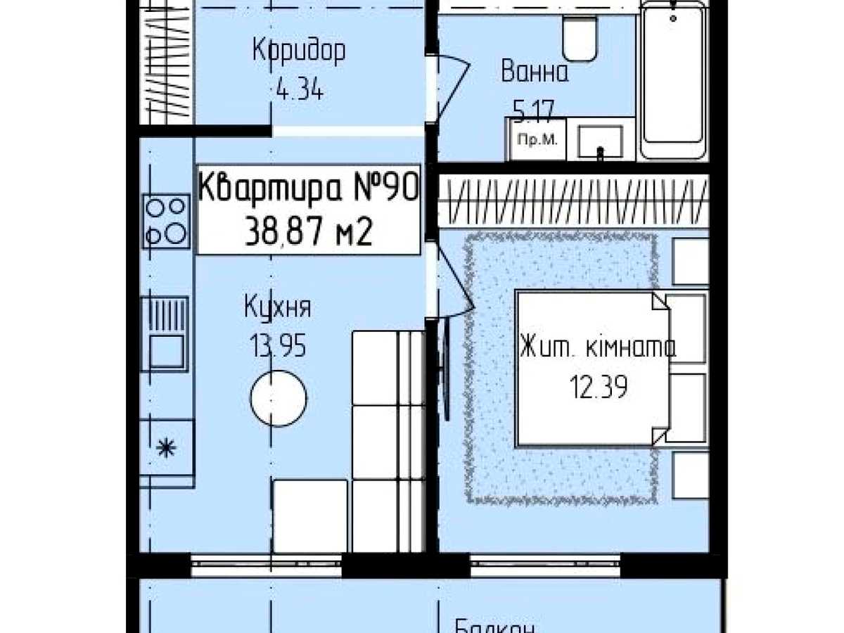 Квартира на вул. Володимирська, 39 в Ужгороді, ID 388626, фото №9