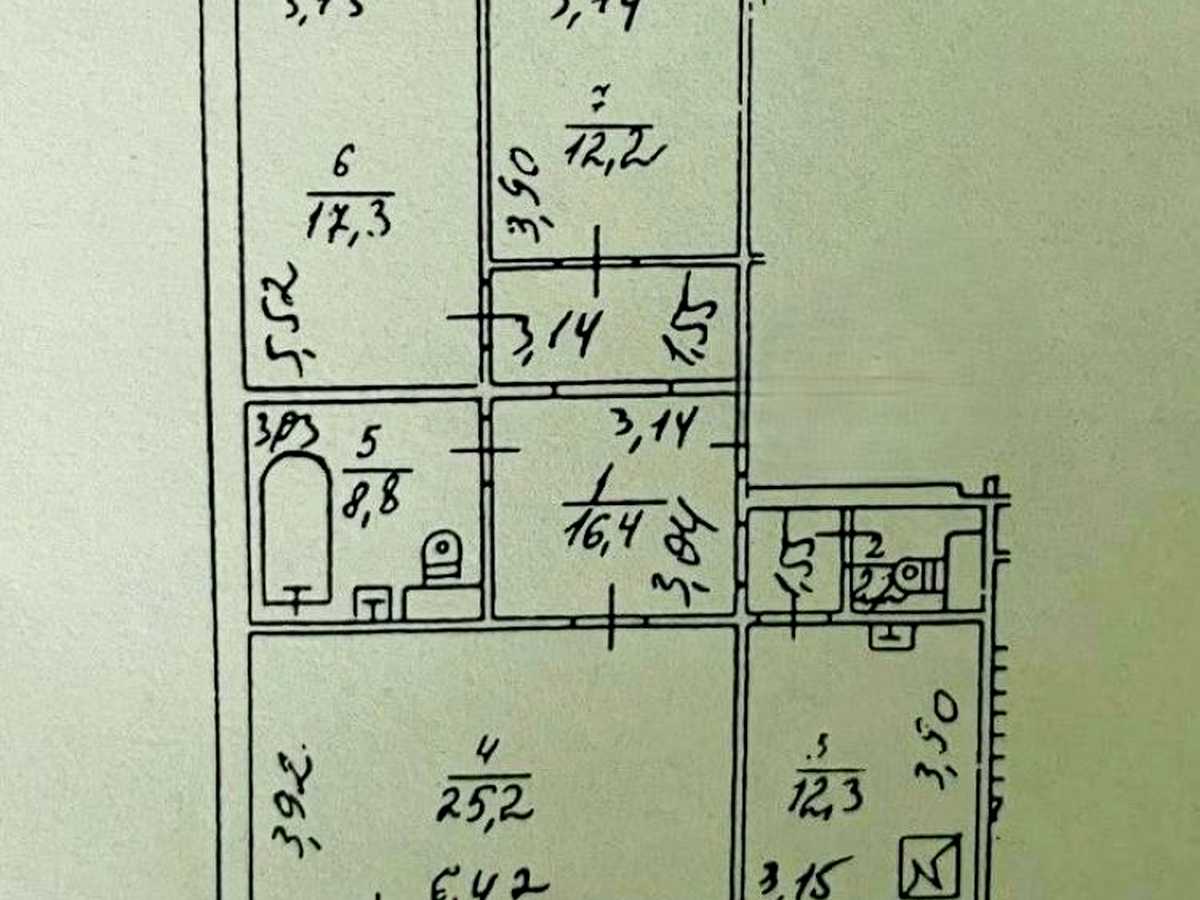 Квартира на вул. Бориса Гмирі, 9-В в Києві, ID 326936, фото №21