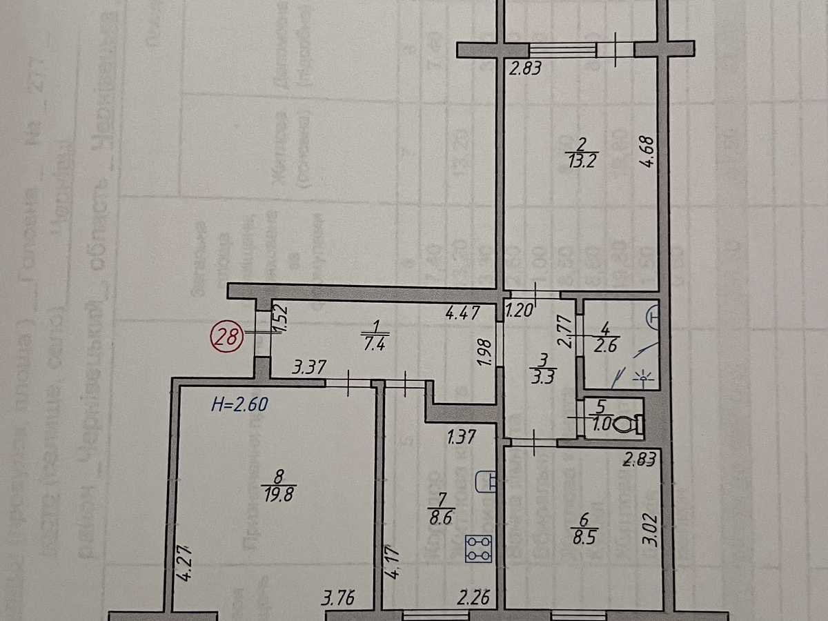 Квартира на вул. Головна, 277 в Чернівцях, ID 388420, фото №14