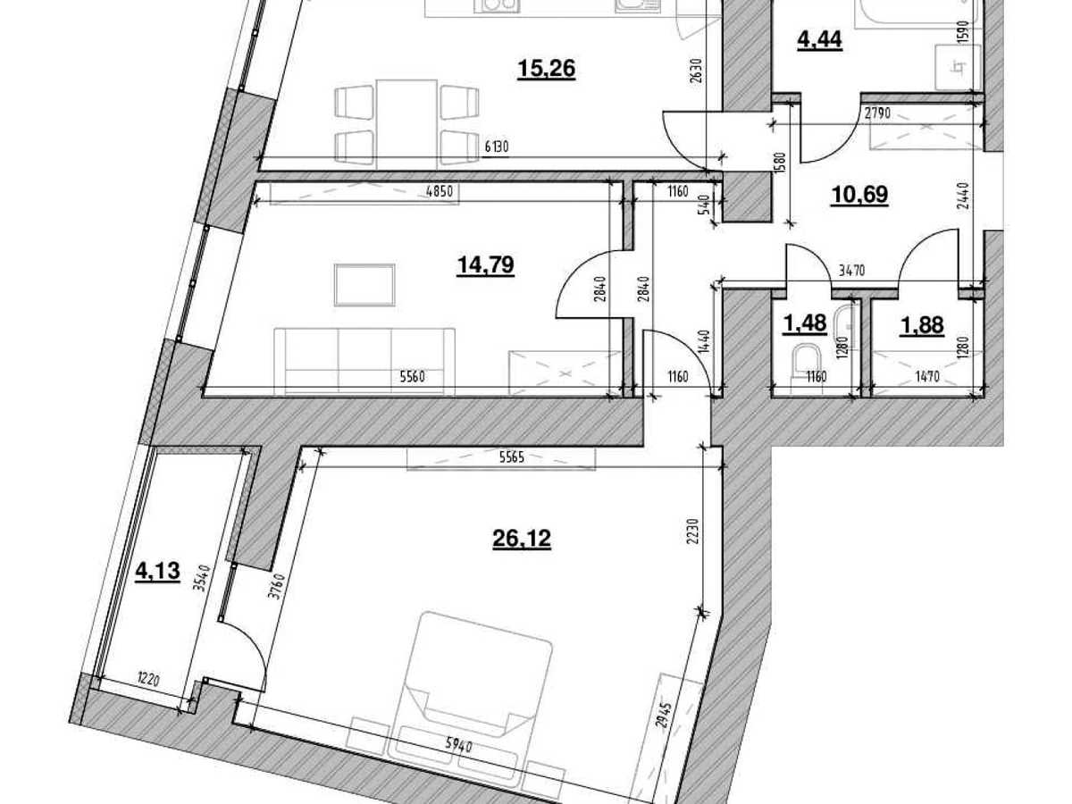 Квартира на вул. Залізнична в Львів, ID 327458, фото №4