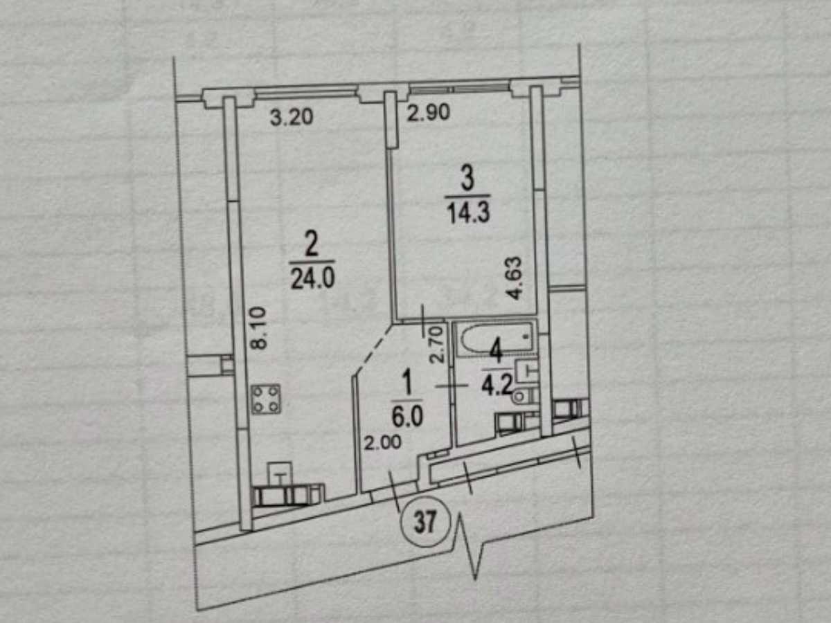 Квартира на вул. Причальна, 8 в Києві, ID 328146, фото №18