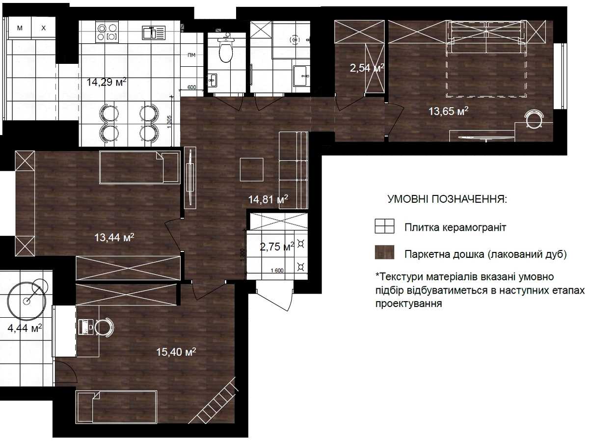 Квартира на вул. Гарматна, 38-Б в Києві, ID 328175, фото №13