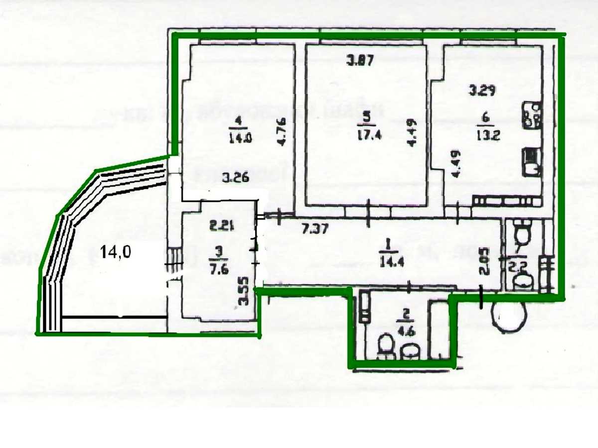 Квартира на бул. Верховної Ради, 14-Б в Києві, ID 328822, фото №31