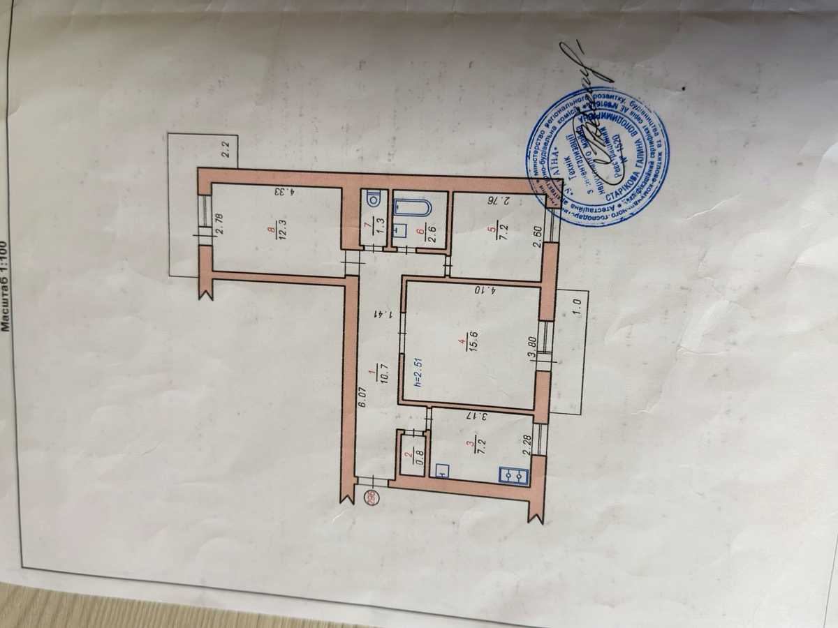 Квартира на вул. Зарічанська, 32 в Хмельницькому, ID 391513, фото №15
