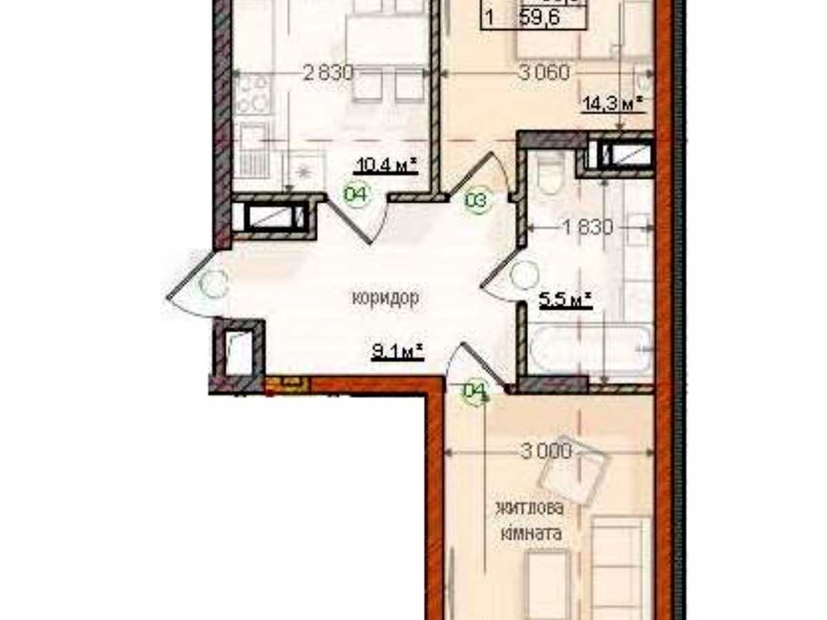 Квартира на вул. Коломийська, 6 в Івано-Франківську, ID 329676, фото №10