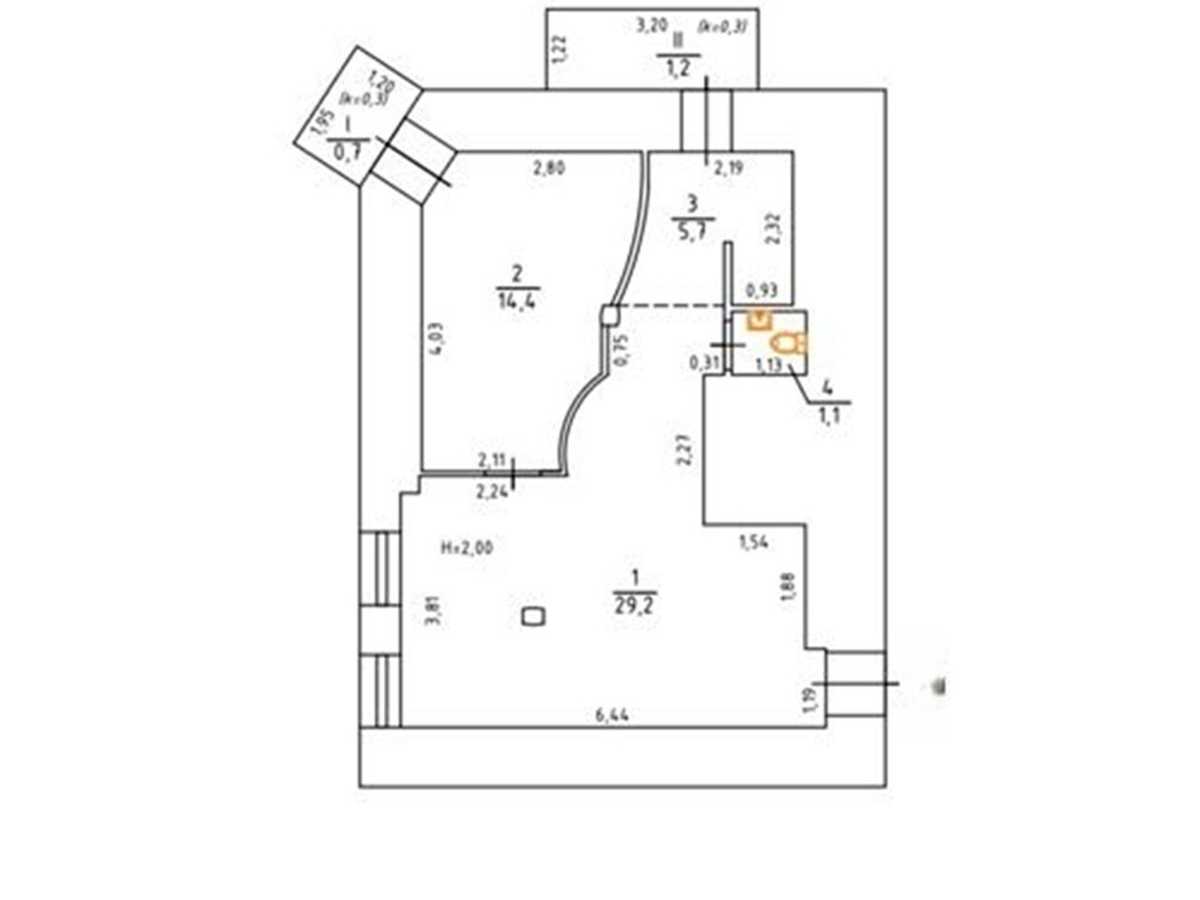 Квартира на вул. Інститутська, 27/6 в Києві, ID 393258, фото №18