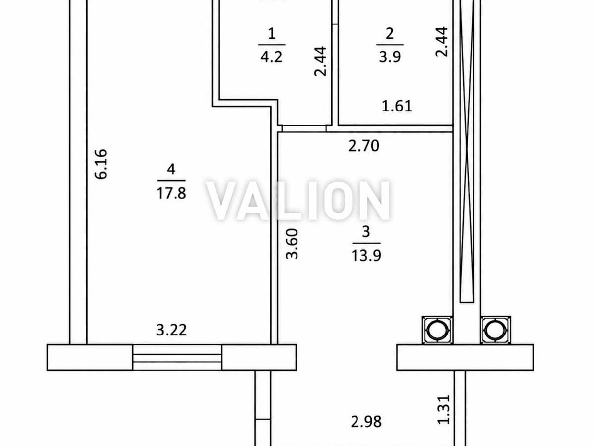 Квартира на вул. Соборна вул., 126/10 в Києві, ID 331098, фото №23