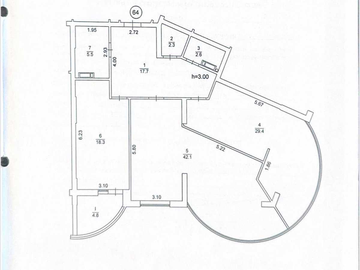 Квартира на вул. Глибочицька, 73 в Києві, ID 330377, фото №25