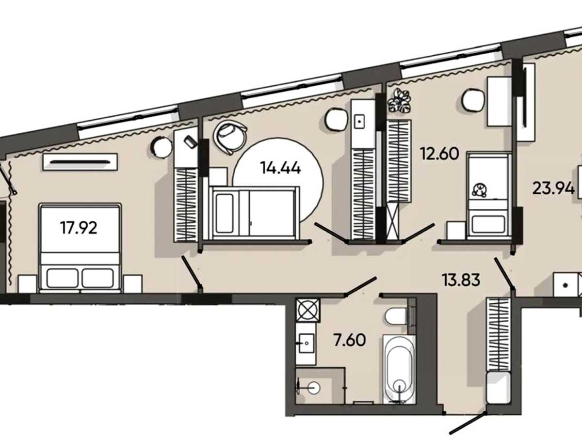 Квартира на вул. Пластова, 4 в Львові, ID 331607, фото №13